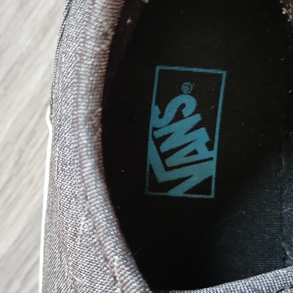 Vans Off the Wall charcoal grey sneakers, size 7 - Picture 7 of 9